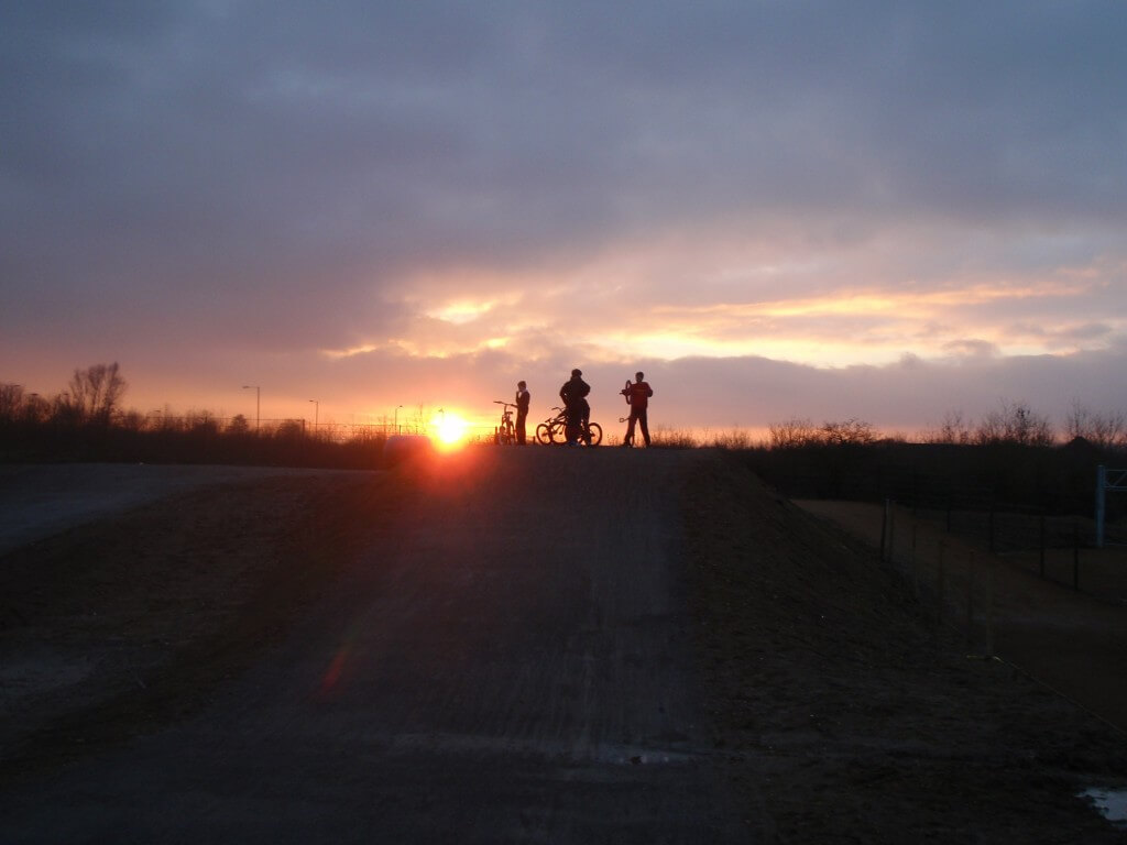 BMX Track at Sunset