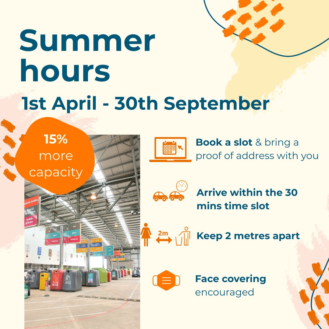 Recycling Centre Summer Hours Earley Town Council