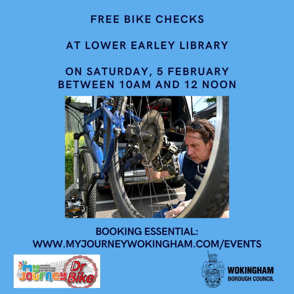 Free Bike Check Lower Earley Library Saturday 5 February Earley